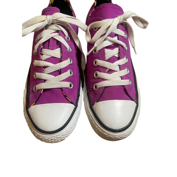 Converse All Star Double Tongue Womens Purple Sneakers Size Womens 7 #540278F - Picture 2 of 8